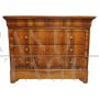 Walnut chest of drawers from the mid-1800s, restored