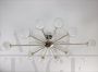 Stilnovo style radial chandelier, 1970s