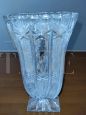 Vintage worked crystal vase