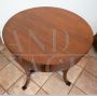 Antique Louis XVI Neapolitan walnut briar side table, 18th century