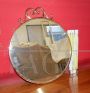 Small round wall mirror from the 1960s
