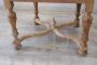 Pair of armchairs in natural poplar wood with jute seat
