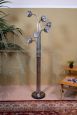 Reggiani style floor lamp with 6 chrome lights