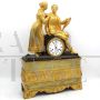 PENDULUM CLOCK CHARLES X IN GILDED BRONZE (H.55) - 1800s