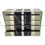 Retro style glass-covered 4-drawer dresser