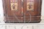 Rare 19th century Tyrolean carved and painted wardrobe with secret compartments