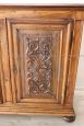 Antique 19th century sideboard in carved walnut wood