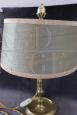 1980s brass table lamp