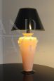 Elegant pink Murano glass table lamp, 1950s