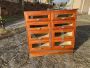 Antique cherry wood grocery shop drawer unit