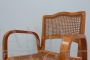 Vienna straw bench sofa and armchair set from the 1940s