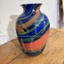 Eos 2249 vase by Ottavio Missoni in multicolored Murano glass, 1980s