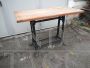 Industrial table cast iron base, 1950s