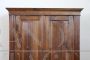 Small antique poplar wardrobe from the 19th century