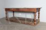 Large antique tailor's table from the early 1900s with lacquered top