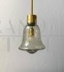 Pair of Murano suspension lamps signed Seguso, 1960