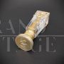 Rare antique Napoleon III writing set in gilt bronze and crystal