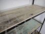 Industrial bookcase in iron and wood