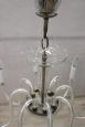Vintage Murano glass chandelier with 8 lights, 1980s