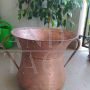 Aquilan basin copper vase from the mid-1900s                
                            