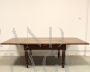 Antique extendable draw-leaf table in walnut, Italy 19th century