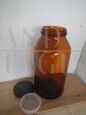 Vintage glass apothecary jar