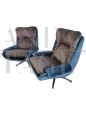 Pair of swivel armchairs by André Vandenbeuck for Strassle, 1960s
