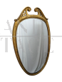 Classic style mirror with gilded wooden frame, late 1900s