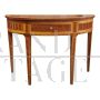 Louis XVI style half-moon console