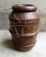Antique Tuscan terracotta oil jar, 1940s