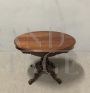 Small antique oval table in mahogany from the 1800s