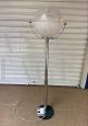 Vintage floor lamp in Murano glass and aluminum