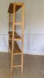 Vintage ladder bookcase, Italian craftsmanship