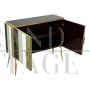 Two-door sideboard in Murano glass in shades of green