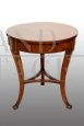 Antique Louis XVI Neapolitan walnut briar side table, 18th century