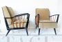 Pair of Art Deco armchairs in Paolo Buffa style