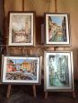 Bruno Introvigne - Set of Venice landscapes paintings            
                            