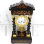 Antique inlaid Napoleon III pendulum clock, 1800s