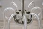 Vintage Murano glass chandelier with 8 lights, 1980s