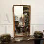 Large 1950s Italian wall mirror in wood