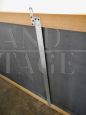 Large vintage 1960s school wall blackboard