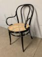 Antique Thonet armchair from the 1940s with brand