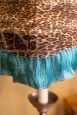 Floor lamp with animalier lampshade