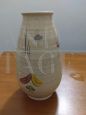 Ceramic vase by Bay Keramik for W. Germany with flowers