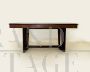 1930s Art Deco table in rosewood and maple wood