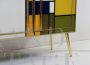 Vintage 1970s dresser covered in colored glass