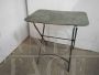 French rectangular garden table from the 50s