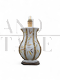 Ghinza ceramic lamp with bamboo motifs, 1970s