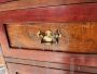 Antique tallboy dresser in walnut and ebony wood