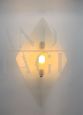 Pair of Sforzin design glass wall lamps